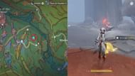 Location of the first Pale Mist puzzle (Image via HoYoverse)